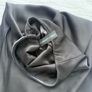 Norma Kamali Bias Strapless Gown